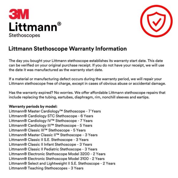3M Littmann Master Cardiology Stethoscope - Image 4